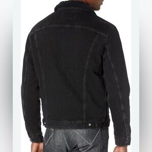 Levi’s black denim Sherpa jacket